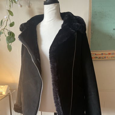 Flauschige Jacke