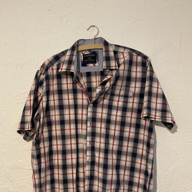 Camicia a quadri uomo maniche corte