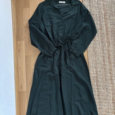 Abito camicia verde