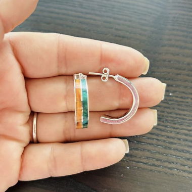 Colorful Hoop Earrings