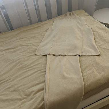 Ensemble maille ZARA beige
