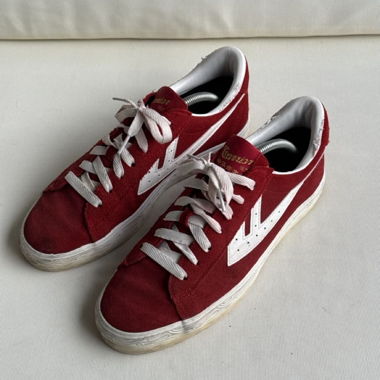 Warrior - Scarpe da ginnastica in tela rossa 42