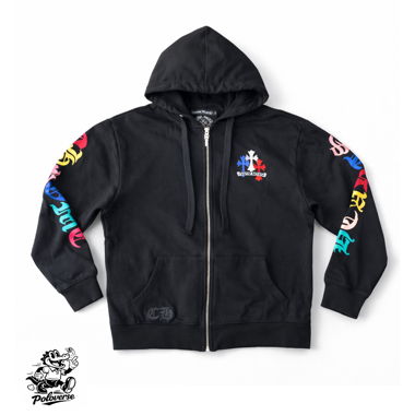 Chrome Hearts Zip Hoodie Schwarz