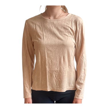 Beiges Langarmshirt