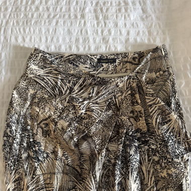 Geteilter Satin-Rock Hanami D’or 