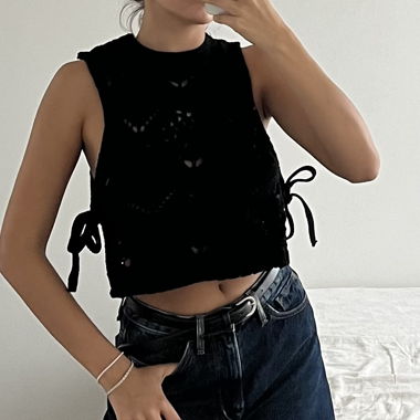 Black pullunder