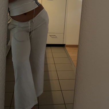 White Linen Summer Trousers