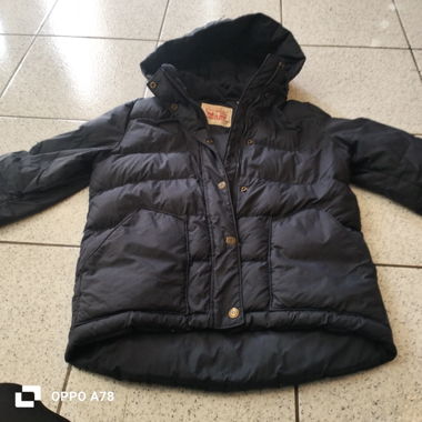 Levis Strauss & Co. dark blue down jacket with hood XS