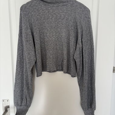 Haut manches longues large gris 