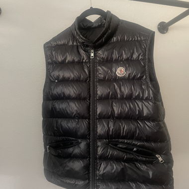 Black Moncler Puffer Vest