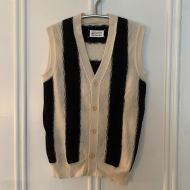 Gilet in maglia Margiela FW10 da passerella