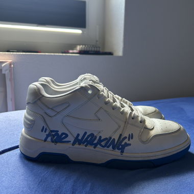 Off White OOO For Walking Weiss Blau Size 43