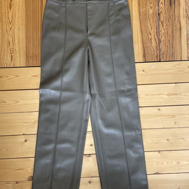 Zara Faux Leather Trousers EUR L