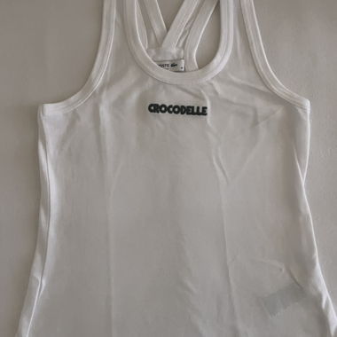 Lacoste Damen Tanktop Weiss Gr. 34