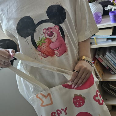 Support my hobby T-shirt and tote bag set