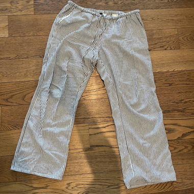 Pantaloni in tessuto a righe