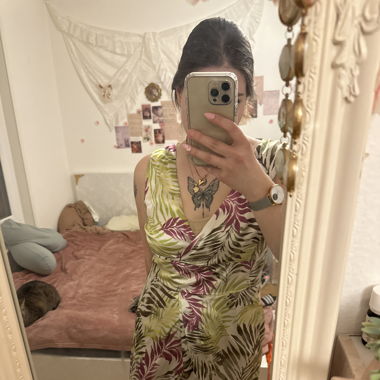 robe feuille