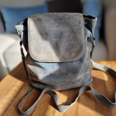 Borsa in camoscio vintage