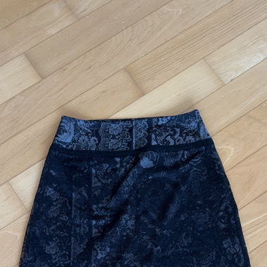 Jupe im Spitzen-Lagenlook