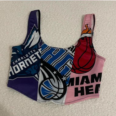 Corsetto Cropped Bershka NBA