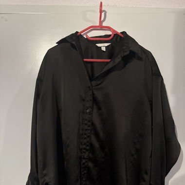 Hemd oversized look black