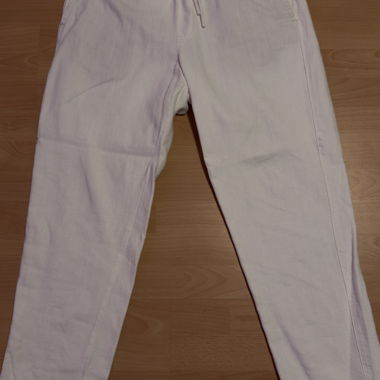 White casual trousers