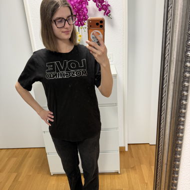 Love Moschino T-Shirt schwarz