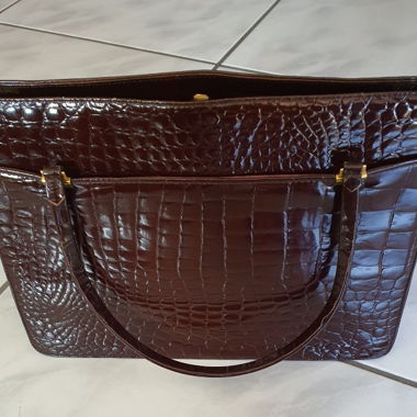 Altstylische Lederhandtasche