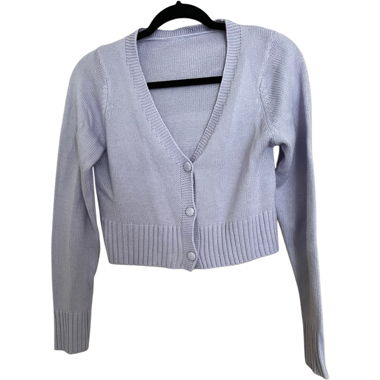 Cardigan mauve 