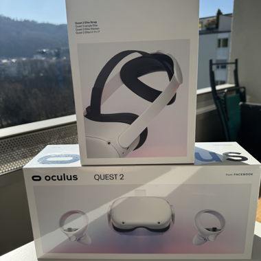 VR Oculus Quest 2 256 GB mit Elite Strap