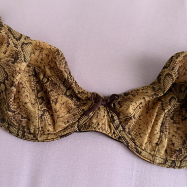 Reggiseno Love stories con stampa serpente