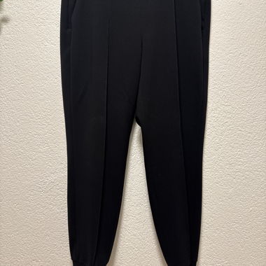 Pantalon en tissu noir