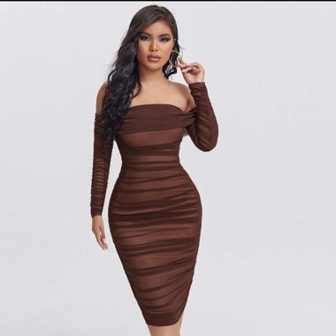 Brown dress