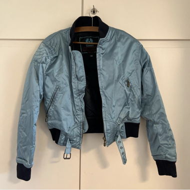Vintage Belstaff Blue Bomber Jacket Size S