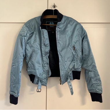 Vintage Belstaff Blue Bomber Jacket Size S