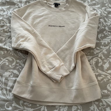 Amisu Sweatshirt "Peaceful Heart" S