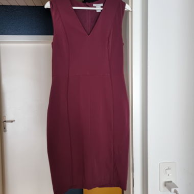 Abito tubino bordeaux Gr. 38