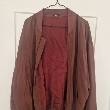 Seidenbomberjacke