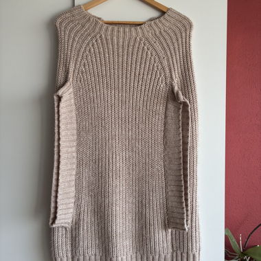 Poncho Benetton XS en mélange d'alpaga