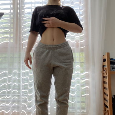 Nike Jogginghose grau 