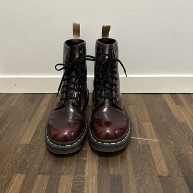 Dr Martens Boots 1460 Vegan - Dark Red