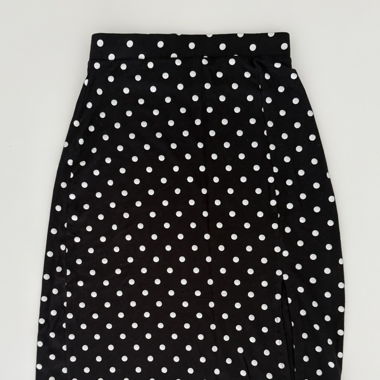 Black Polka Dot Skirt