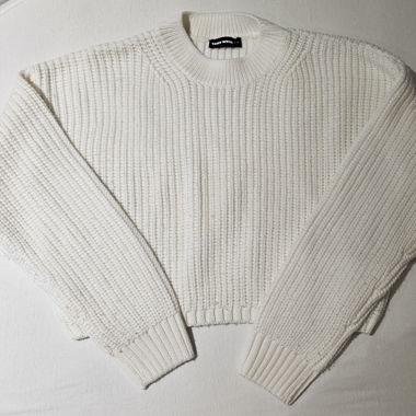 Maglione di maglia corto