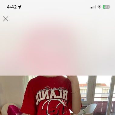 red t-shirt