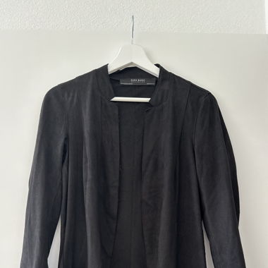Leichte Jacke in Wildlederoptik