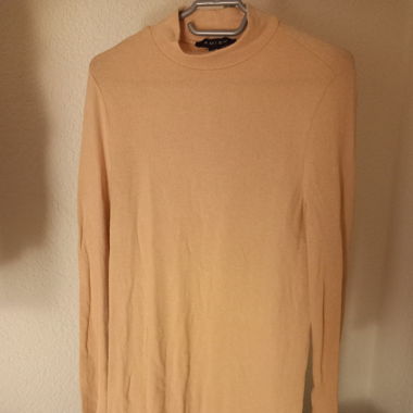 Salmon long sleeve dress