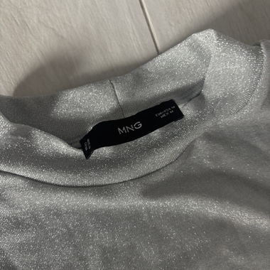 Mango Silver Glitter Sweater