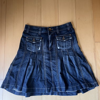 vintage Denim Skirt