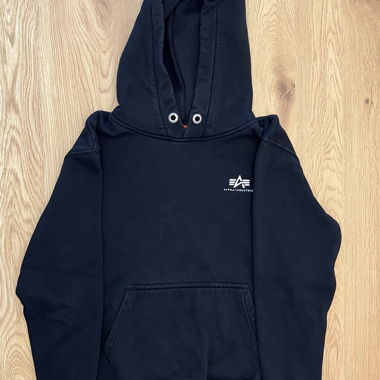 Alpha Industries Hoodie - Schwarz
