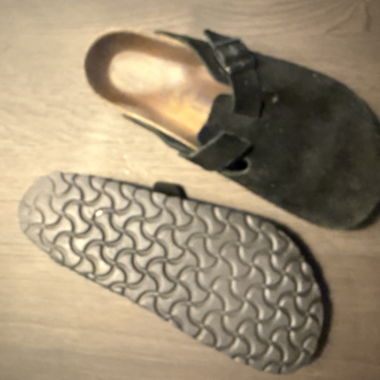 Zoccoli Birkenstock neri